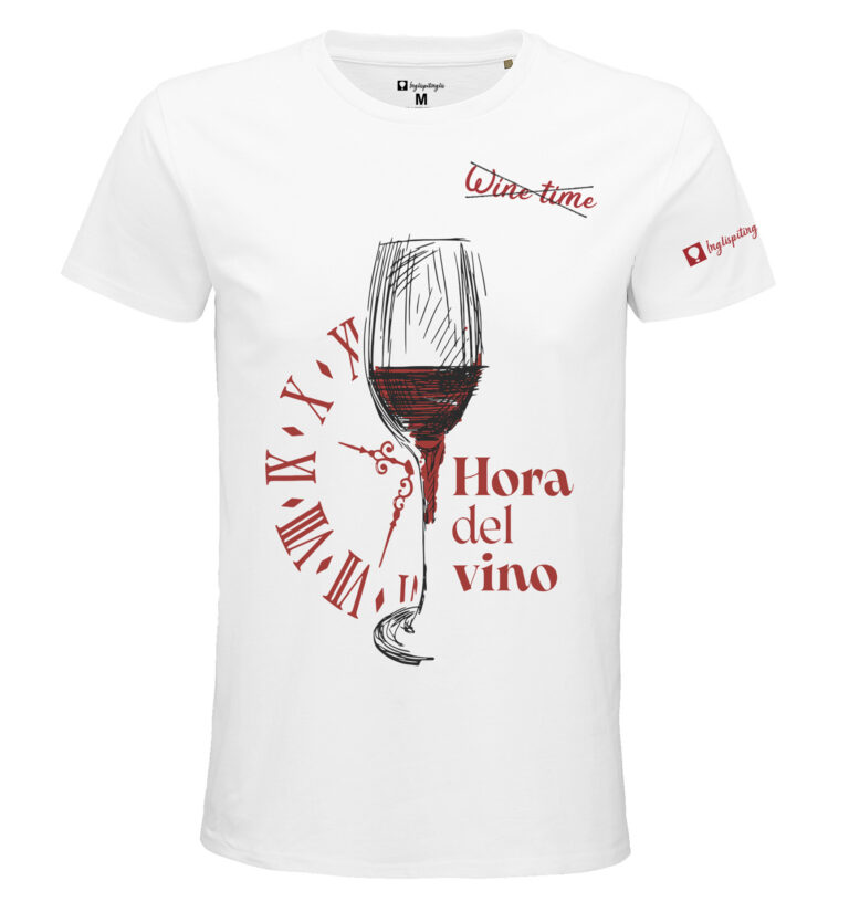 hora vino blanco hombre